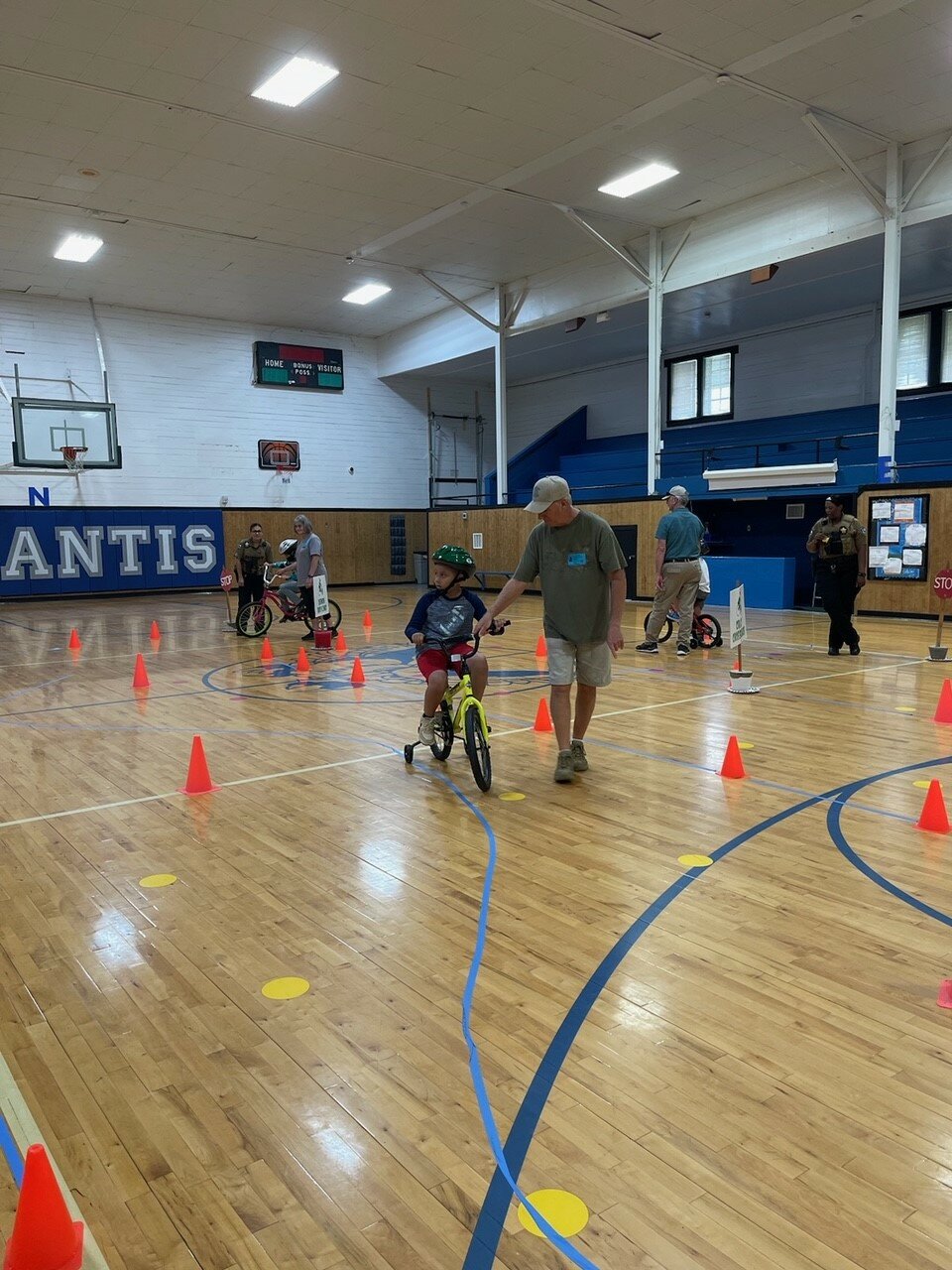 Quitman Pilot Club hosted a bicycle safety course for youngsters in Quitman, Alba-Golden and Yantis schools.